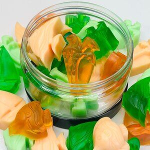 Handmade NOVELTY Soap Jar: Tropical Citrus - Limited Series by Eclectique Avenue